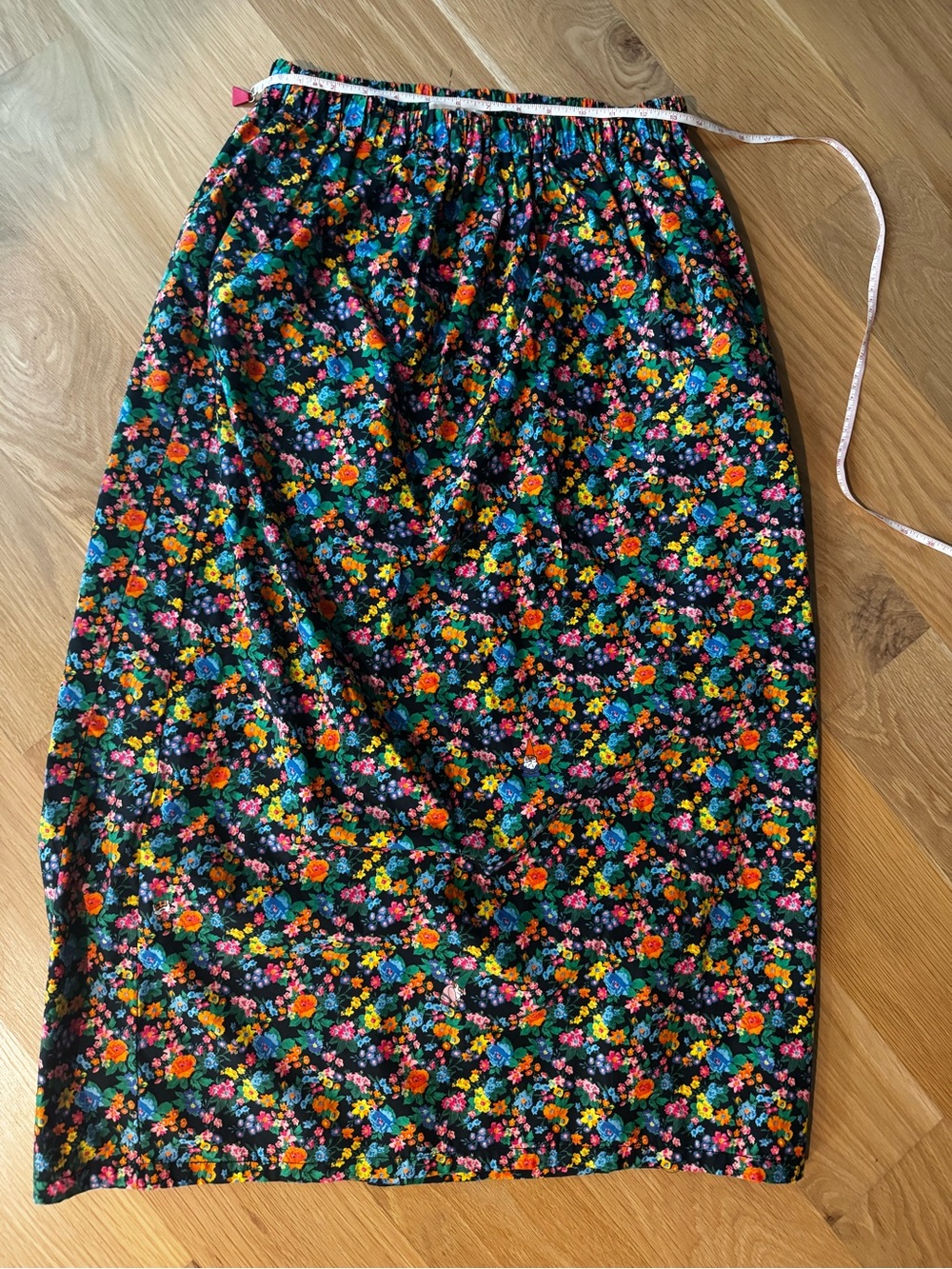 Tibi Floral Midi Skirt